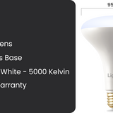 10W (65W Replacement) - BR30 Dimmable LED Bulb 5000K